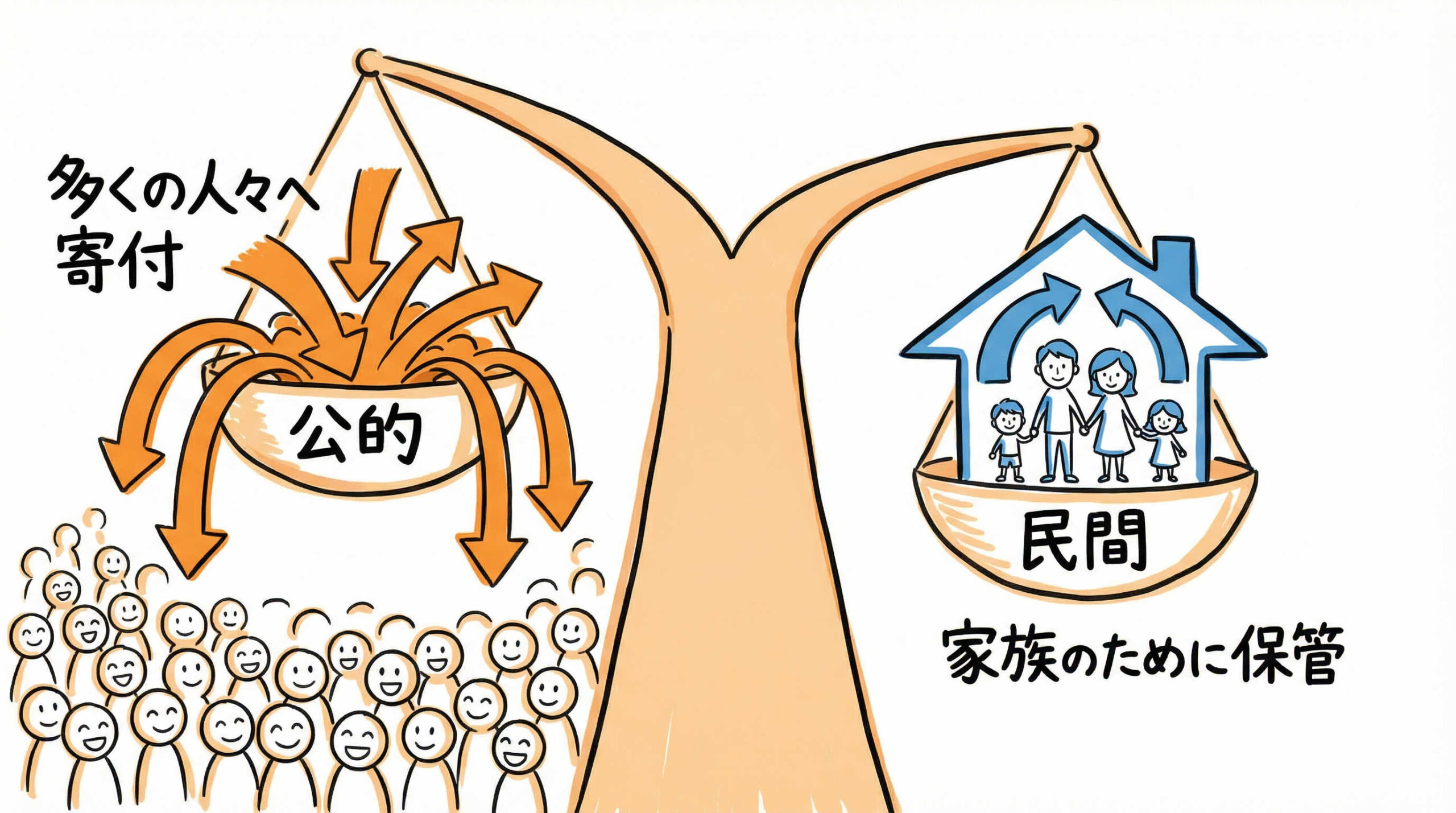 公的バンクと民間バンクの構造的な違いと目的
